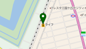 ライフ 百舌鳥店 トイレの地図画像