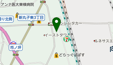 サイゼリヤ 武蔵小杉横須賀線駅前店 トイレの地図画像