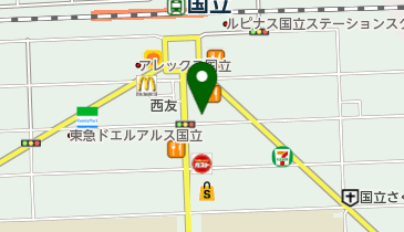 ミスタードーナツ 国立大学通り店 トイレの地図画像