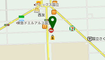 モスバーガー 国立店 トイレの地図画像