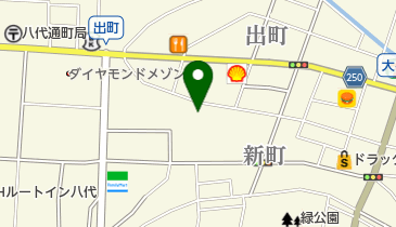 やつしろハーモニーホール トイレの地図画像