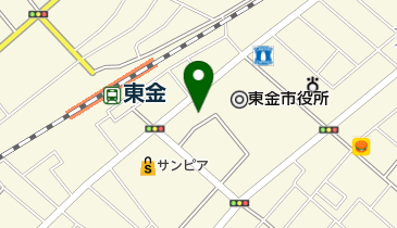 東金市役所 トイレの地図画像