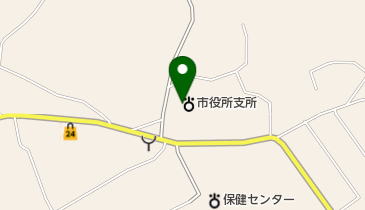 山田町役場 トイレの地図画像