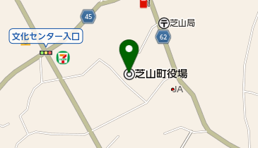 芝山町役場 トイレの地図画像