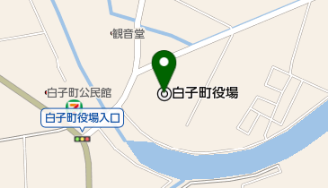 白子町役場 トイレの地図画像