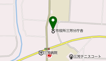 三芳村役場 トイレの地図画像