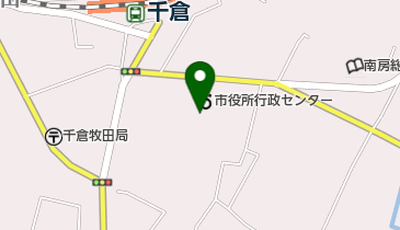 千倉町役場 トイレの地図画像