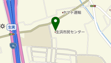 千葉市中央区生浜公民館 トイレの地図画像