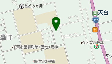 千葉市教育センター トイレの地図画像