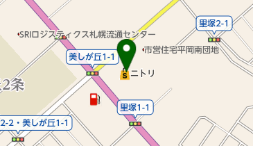 ニトリ 平岡店 トイレの地図画像