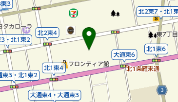 サッポロファクトリー 1条館 3F トイレの地図画像
