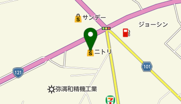 ニトリ 米沢店 トイレの地図画像