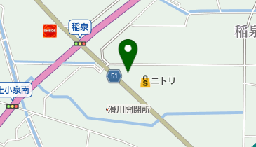 ニトリ 滑川店 トイレの地図画像