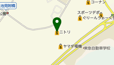 ニトリ 多摩ニュータウン店 トイレの地図画像