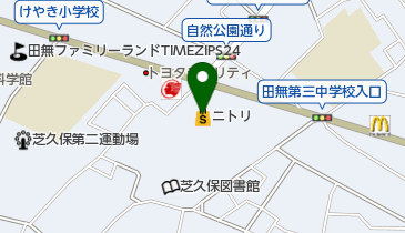 ニトリ 田無店 トイレの地図画像