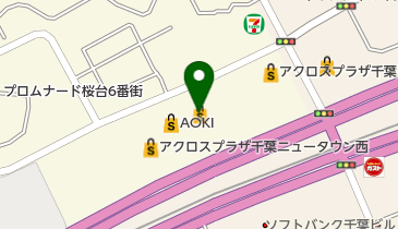 ニトリ 千葉ニュータウン店 トイレの地図画像