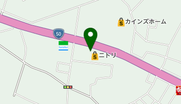 ニトリ 結城店 トイレの地図画像