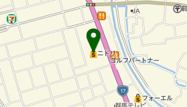 ニトリ 前橋店 トイレの地図画像