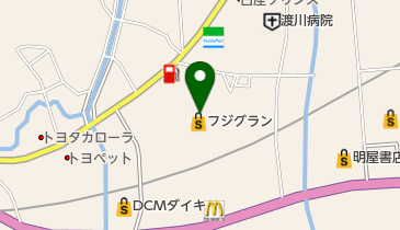 フジグラン四万十 トイレの地図画像