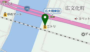 ニトリ 呉店 トイレの地図画像