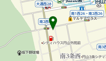 六花亭 円山店 トイレの地図画像