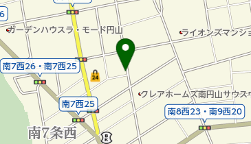 山麓公園 公衆トイレの地図画像