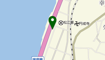 とるぽ宍道湖夕日スポット 駐車場トイレの地図画像