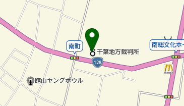 千葉地方裁判所 館山支部 トイレの地図画像