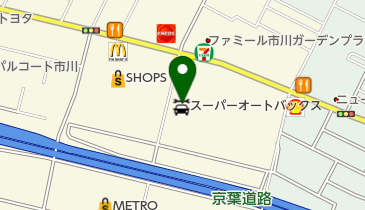 スーパーオートバックス 市川店 トイレの地図画像