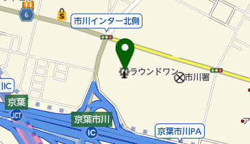 ラウンドワン 市川鬼高店 2F トイレの地図画像