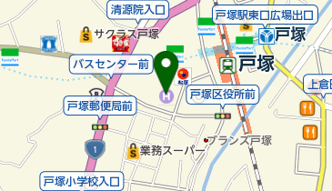 相鉄フレッサイン 横浜戸塚 トイレの地図画像