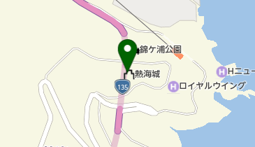 熱海城 トイレの地図画像