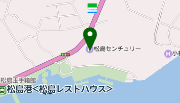 松島センチュリーホテル トイレの地図画像