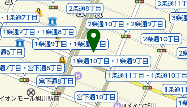 東横イン 旭川駅前一条通 トイレの地図画像