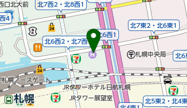 東横イン 札幌駅北口 トイレの地図画像