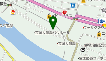 阪急宝塚ハウジングガーデン トイレの地図画像