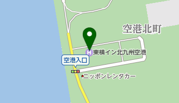 東横イン 北九州空港 トイレの地図画像