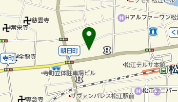 東横イン 松江駅前 トイレの地図画像