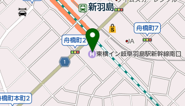 東横イン 岐阜羽島駅新幹線南口 トイレの地図画像