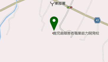 鹿児島障害者職業能力開発校 トイレの地図画像