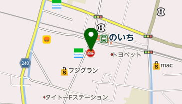 ガスト 高知野市町店 トイレの地図画像
