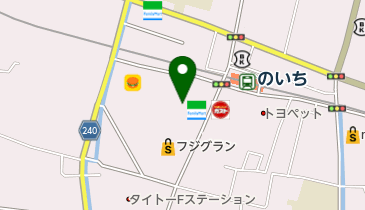 フジグラン野市 衣料館 トイレの地図画像
