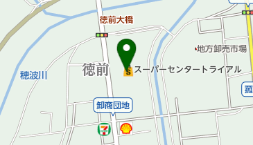 スーパーセンタートライアル 飯塚店 トイレの地図画像