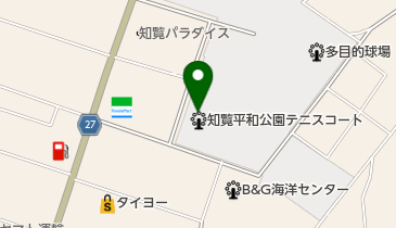 知覧平和公園 公衆トイレの地図画像