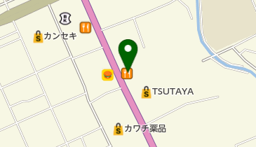 ココス 宇都宮上戸祭店 トイレの地図画像