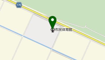 我孫子市民体育館 トイレの地図画像