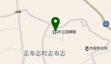 志布志市立図書館 トイレの地図画像