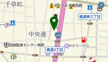 みやざきアートセンター トイレの地図画像