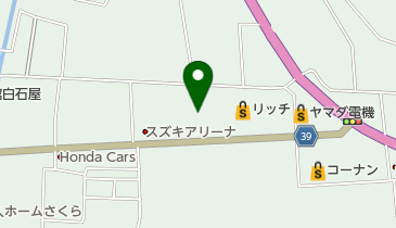 グランディール トイレの地図画像