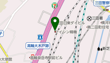 センチュリー三田ビル 1F トイレの地図画像